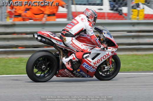 2009-05-09 Monza 1892 Superbike - Qualifyng Practice - Noriyuki Haga - Ducati 1098R